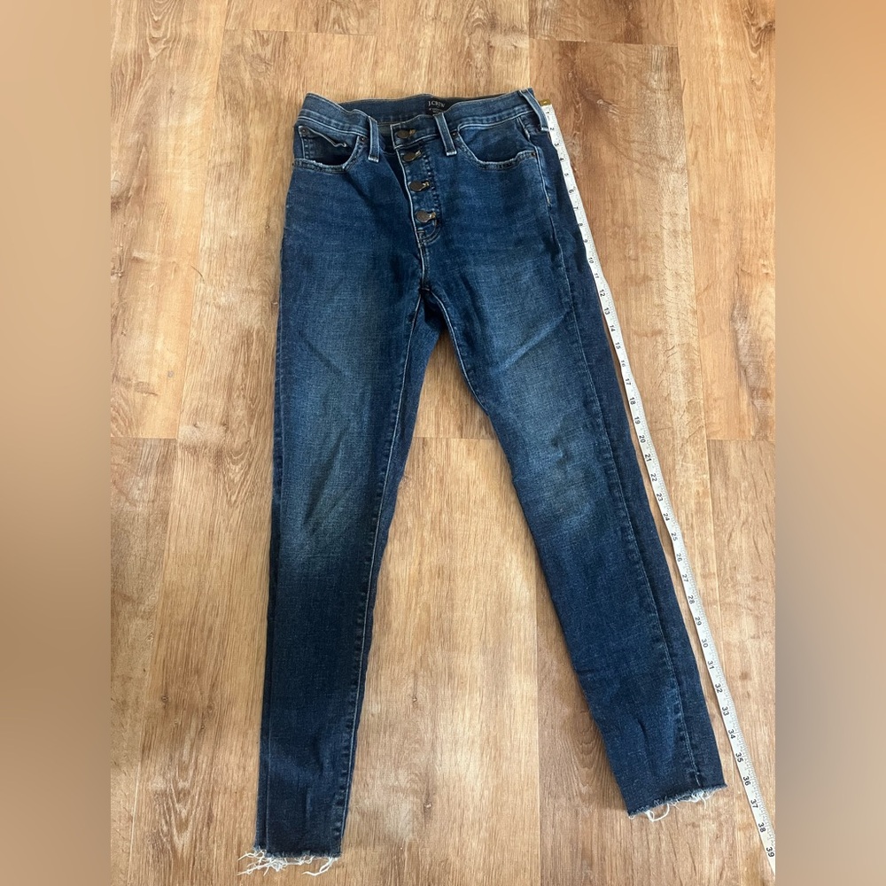 Jcrew jeans 10” high rise skinny size 27